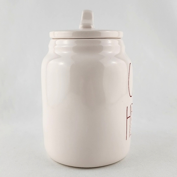 Rae Dunn By Magenta CANDY HEARTS Large Letters Ceramic Small 7 Inch Canister - Picture 4 of 10